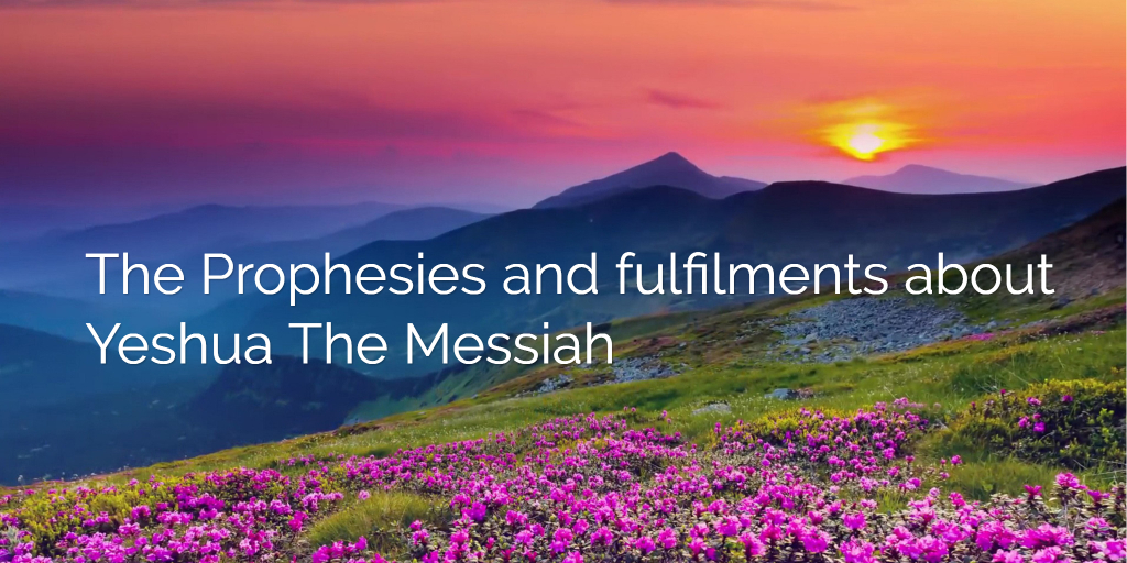 prophesies and fulfilment of jesus